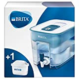 BRITA Distributeur d'eau filtrée Flow + 1 filtre MAXTRA+, réduit le calcaire, le chlore et le plomb pour une eau ...