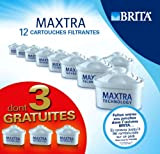 Brita L07324 Pack de 9 Cartouches filtrantes Maxtra + 3 Cartouches OfferteS Capacité de filtration unitaire d'environ 150 litres