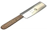 Bron Coucke CAR01 Couteau à Raclette Acier Inoxydable métal et Bois 24,5 x 1,5 x 4,5 cm