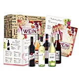 Cadeau vin tour du monde 6x0,25l comme set de dégustation pour les buveurs de vin Vins rouges et blancs de ...
