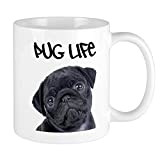 CafePress – Pug Life Mug – Unique Mug à café, tasse à café Small blanc