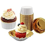 Caissettes de Pâtisserie, 50 Pièces Caissettes Cupcake, Papier à Cupcake, Moules à Gâteaux en Papier, Idéal Pour Les Cupcakes, Les ...