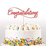 Cakeshop Décoration de gâteau de félicitations à paillettes - Décoration de gâteau de mariage d'anniversaire - Double face - 400 ...