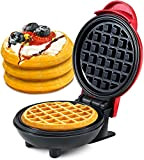 Candora Mini Waffle Maker for Individual Waffles,Hash Browns,Paninis,Lunch, Snacks,or Other on The go Breakfast