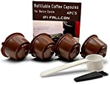 Capsules Dolce Gusto rechargeables - Capsule réutilisable de café écologique avec filtre - Plus fort 150 fois d'utilisation avec remplacements ...