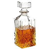 Carafe classique en verre pour whisky, cognac Brandy - Environ 900 ml