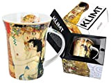 CARMANI - Tasse en porcelaine décorée avec « Three Life of Women » de Gustav Klimt 350 ml