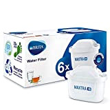 Cartouche de filtre à eau Brita Maxtra+, blanche, Plastique, blanc, Lot de 6