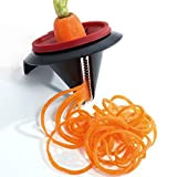 CER0T Éplucheur à légumes en spirale avec entonnoir Modèle Veggetti Éplucheur Gadget de cuisine Outil de cuisson