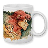 Chamalow Shop Mug Simba Aquarelle (Le Roi Lion