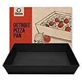 Chef Pomodoro Plaque à Pizza Rectangulaire Style Detroit, 35,50 x 25,50 cm, Aluminium Anodisé Endurci, Ustensile de Cuisine pour Pizza, ...