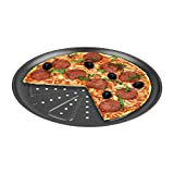 CHG 9776-46 Set de 2 Plateaux de Cuisson de Pizza Anthracite Métallique 28 cm