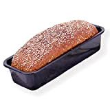 CHG Moule à pain en émail - 32 x 13 x 7 cm - Résistant aux rayures et aux rayures ...