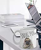 ChGuangm Funny Pug Coffee Mug Snug Pug Mug Great Pug Gift Idea for Friends or Family Dog Lover Mug