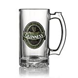Chope Guinness Irlande Collector avec étiquette Guinness Irlande en relief