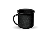 CINSA-315643-Tasse mug acier émaillé-Diam 8cm-360ml-Noir