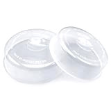Cloche Micro Onde sans BPA pour Chauffer Les Aliments - Couvercle Micro Ondes 24 et 27 cm de diamètre - ...