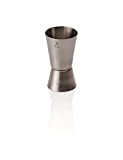 Cocktail Double Measure Double Measuring Cup Cocktail Measure with Graduation Chrome-Nickel-Steel Content: 2 cl/cl 4