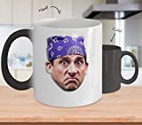 Coffee Mug for Best Gifts Prison Mike Coffee Mug Cup (Heating, Color is Changing) Funny The Office Merchandise Accessories Sticker ...