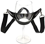 Collier porte-verre à vin portable avec sangle pour porte-verres à vin, pour Noël, anniversaire, mariage, fête, temps de fête