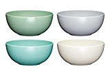 Colourworks KitchenCraft Unbreakable' Melamine Bowls, Multi-Colour, 15 cm