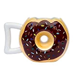 Comfify Cute & Fun Rose Donut Mug à café emblématique Donut W/Sprinkles, Motif coloré et Unique - Mmmmm. Donuts Citation ...