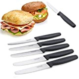Coolinato Lot de 6 couteaux de table ultra tranchants en acier inoxydable avec manche ergonomique - Qualité supérieure - Longueur ...