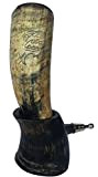 Corne de taureau XXL : corne à boisson artisanale avec gravure du roi Robb, el"Jeunesse Lobo"; de 30,5 à 35,5 ...