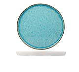 COSY TRENDY 1461203 Assiette Plate Laguna-Azur-D 27 Cm, Grès, Turquoise