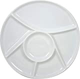 Cosy&Trendy RH4483B Assiette à fondue Porcelaine, diamètre 23,5 cm