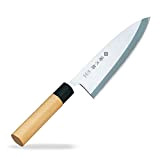 Couteau Japonais Deba Tojiro - Couteaux De Cuisine Professionnels - Acier Inoxydable - Couteau De Chef Pour Viande Poissons Et ...