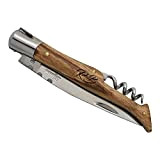 Couteau Pliant Laguiole 12cm Personnalisable Avec Tire-Bouchon Et Étui - Couteau Personnalisé - Idée Cadeau