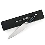 Couteau Professionnel Knifesharks 20 cm - Acier Premium Japonais - Couteau De Chef Tranchants, Résistants À La Rouille, Aux Taches ...