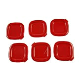 Couvercles (x6) Pots Yaourt rouge Multi délices (SS-1530000653)