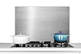 Credence Fond métallique Fond de hotte 90x60 cm Credence aluminium Plaque inox de cuisine