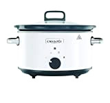Crock Pot mijoteuse électrique, 3,5L (3-4 personnes), 2 réglages de température et maintien au chaud, Blanche [CSC030X]