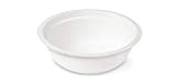 Crown - Paquet de 50 bols / assiettes creuses de 500 ml, Ø 15,5, en pâte de cellulose biologique, 100 % compostable, solide, ...