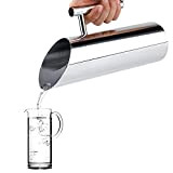 Cruche d'eau en acier inoxydable avec garde-glace pichet à boire froid maison hôtel outil de service bouilloires à thé(1.5L)