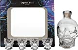 Crystal Head Coffret Cadeau Vodka avec 4 Verres a Shot 0.7 L