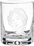Crystaljulia 05919 Verre à whisky avec gravure Zodiak Jungfrau Crystalite 250 ml