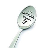 Cuillère My Nutella de 20,3 cm conçue pour les amateurs de nutella - Cadeau idéal pour lui/pour elle - Cadeau ...