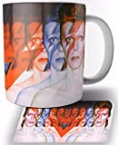 David Bowie Tasse en Céramique Blanche 325ml Mug