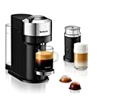 De'Longhi Nespresso Vertuo Next Deluxe ENV 120.CAE - Machine à café - Avec mousseur à lait Aeroccino - Chromé