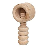 Dekohelden24 Casse-noix en bois de qualité supérieure, travail artisanal de qualité, Bois, Schraubgewinde, 1
