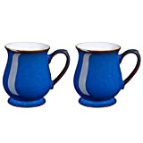 Denby 1048819 Lot de 2 mugs artisanaux Bleu impérial