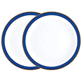 Denby Azure, Céramique, Bleu impérial, 2 Plates