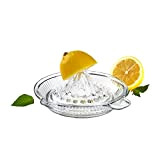 DESTALYA Presse-citron, main presse-agrumes, alésoir en cristal, extracteur manuel avec poignée et bec verseur pour jus de fruits frais, citron ...
