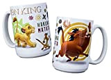 Disney Character Collectible Mugs - Set of 2 - 15 Oz (Lion King)