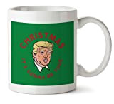 Donald Trump Christmas Version_007630 Novelty Mug 325ml Coffee Tea Gift Idea Funny Novelty Mug Ceramic White Meme Cup