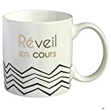 DRAEGER PARIS | Mug Black & Gold"Réveil en cours" | Mug original Idée Cadeau Frère, Sœur, Famille, Ami, Collègue | ...